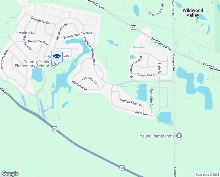 map of restaurants, bars, coffee shops, grocery stores, and more near 635 Slate Run in Elgin
