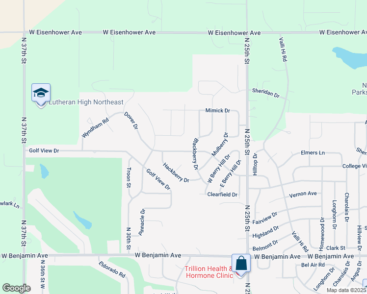 map of restaurants, bars, coffee shops, grocery stores, and more near 2906 Dover Drive in Norfolk