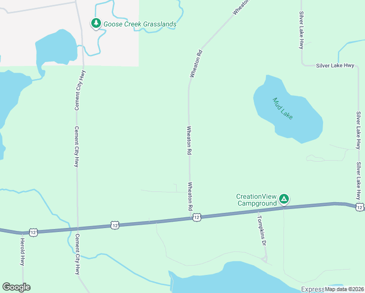 map of restaurants, bars, coffee shops, grocery stores, and more near 11632 Wheaton Rd in Cement City