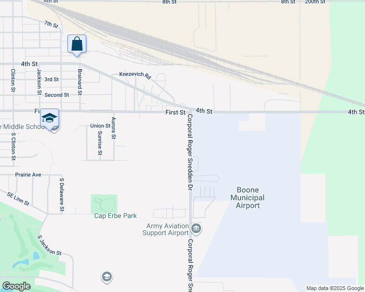 map of restaurants, bars, coffee shops, grocery stores, and more near 303 Cpl Roger Snedden Drive in Boone