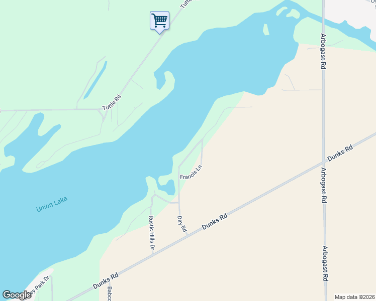 map of restaurants, bars, coffee shops, grocery stores, and more near 1200 Day Road in Union City