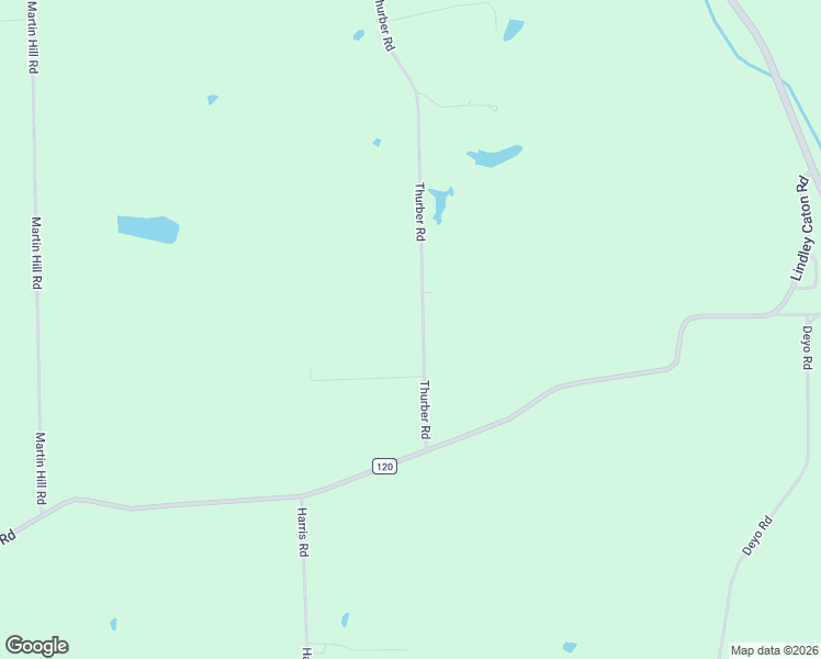 map of restaurants, bars, coffee shops, grocery stores, and more near 1095 Thurber Road in Corning