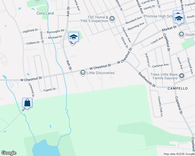 map of restaurants, bars, coffee shops, grocery stores, and more near 25 Rachels Way in Brockton