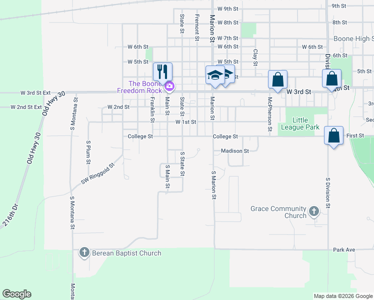 map of restaurants, bars, coffee shops, grocery stores, and more near 909 Candlewood Drive in Boone