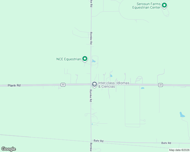 map of restaurants, bars, coffee shops, grocery stores, and more near 45W990 Plank Road in Hampshire