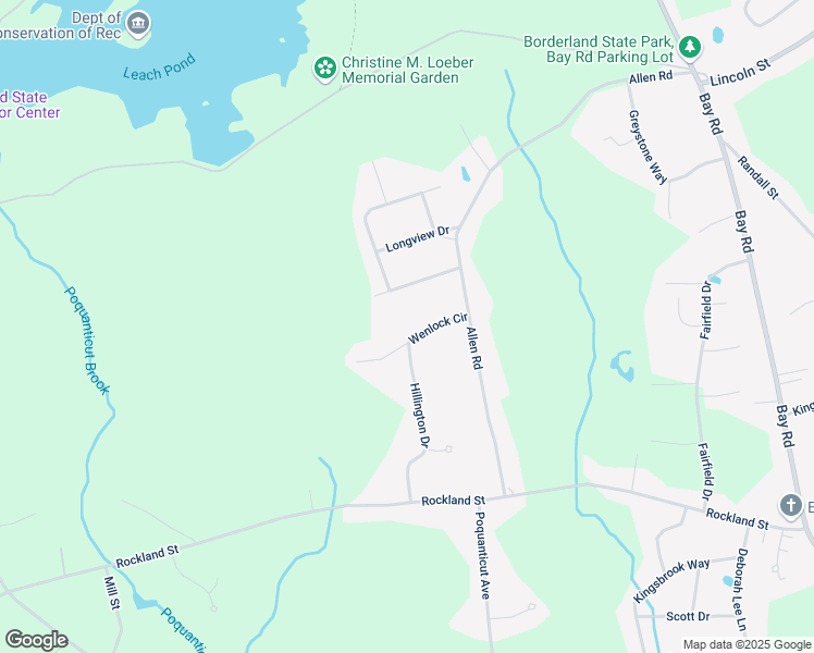 map of restaurants, bars, coffee shops, grocery stores, and more near 5 Wenlock Circle in Easton