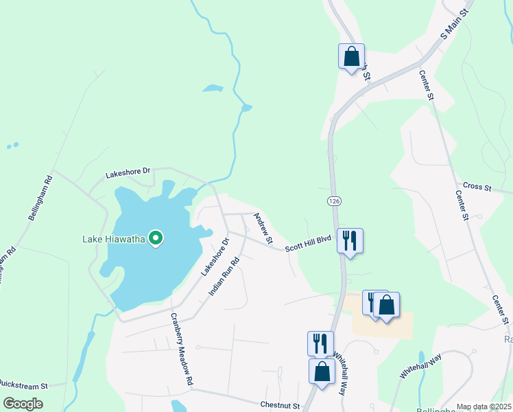 map of restaurants, bars, coffee shops, grocery stores, and more near 19 Andrew Street in Bellingham