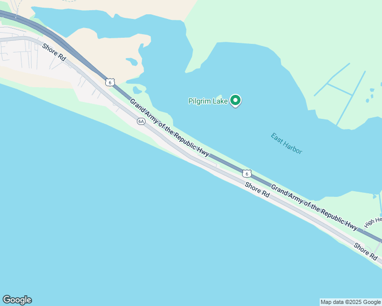 map of restaurants, bars, coffee shops, grocery stores, and more near 535 Massachusetts 6A in Provincetown