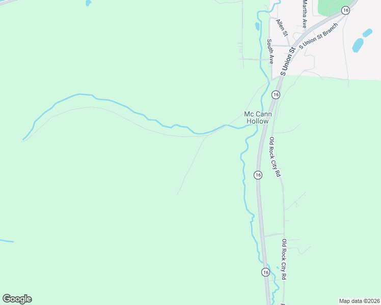 map of restaurants, bars, coffee shops, grocery stores, and more near 2719 McCann Hollow Road in Olean