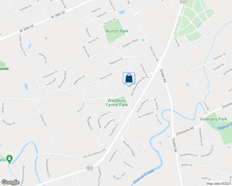map of restaurants, bars, coffee shops, grocery stores, and more near 4712 Summerland Trail in Erie