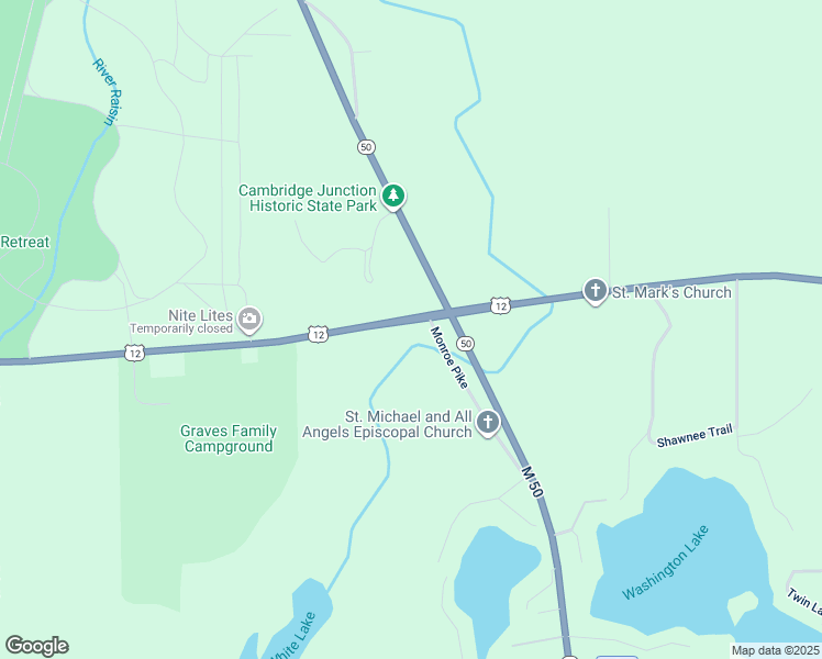 map of restaurants, bars, coffee shops, grocery stores, and more near 11705 U.S. 12 in Brooklyn