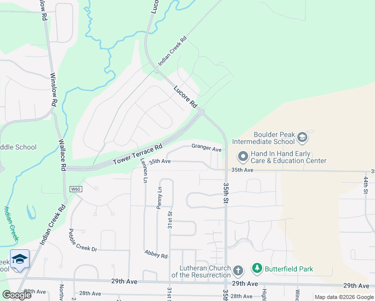 map of restaurants, bars, coffee shops, grocery stores, and more near 3733-4087 35th Avenue in Marion