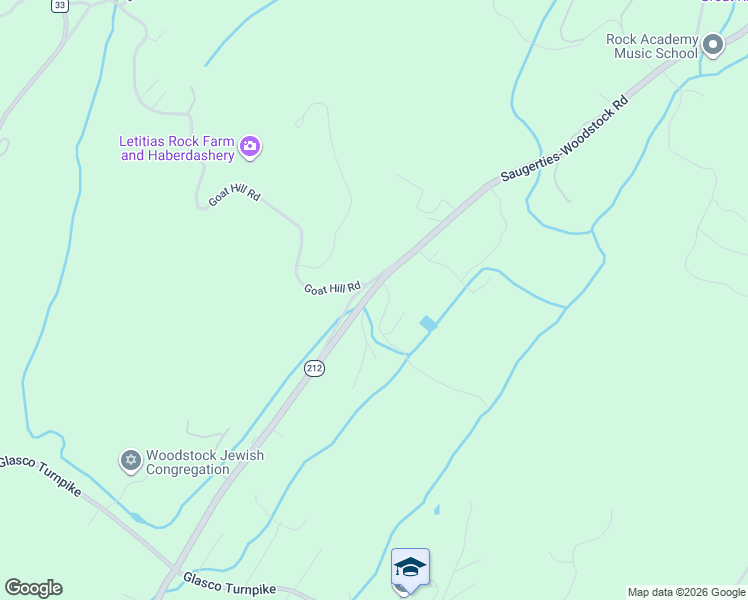 map of restaurants, bars, coffee shops, grocery stores, and more near 2-32 Sylvester Hollow Rd in Saugerties