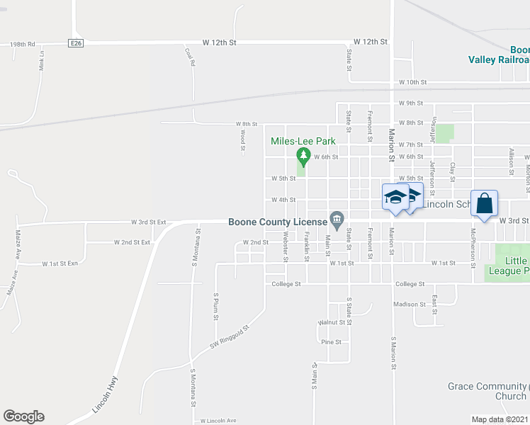 map of restaurants, bars, coffee shops, grocery stores, and more near 312 Ringold Street in Boone