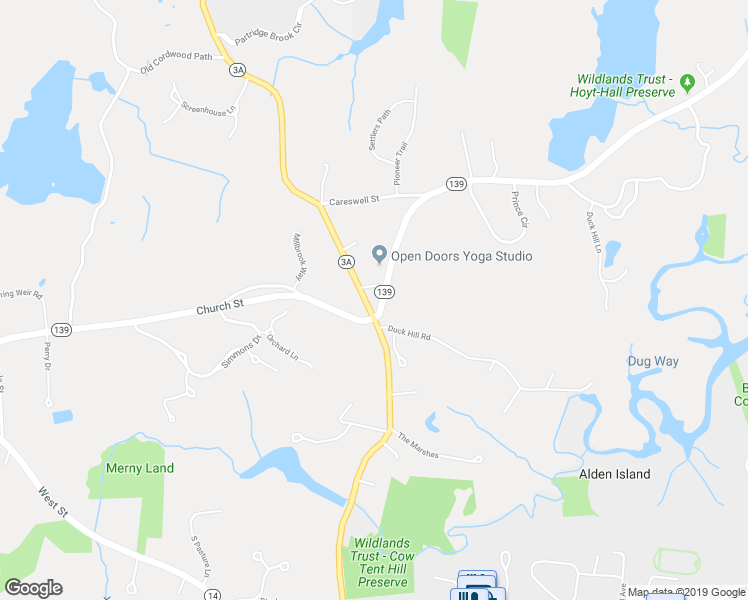 map of restaurants, bars, coffee shops, grocery stores, and more near 1515 Tremont Street in Duxbury