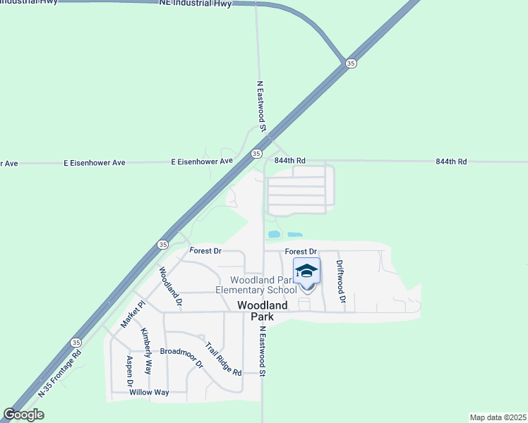 map of restaurants, bars, coffee shops, grocery stores, and more near 2207 North Eastwood Street in Norfolk