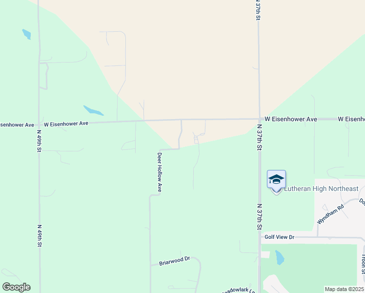 map of restaurants, bars, coffee shops, grocery stores, and more near 3901 West Eisenhower Avenue in Norfolk