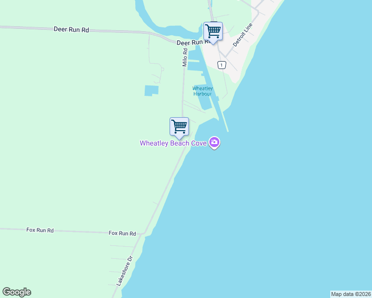 map of restaurants, bars, coffee shops, grocery stores, and more near 22 Pulley Road in Wheatley