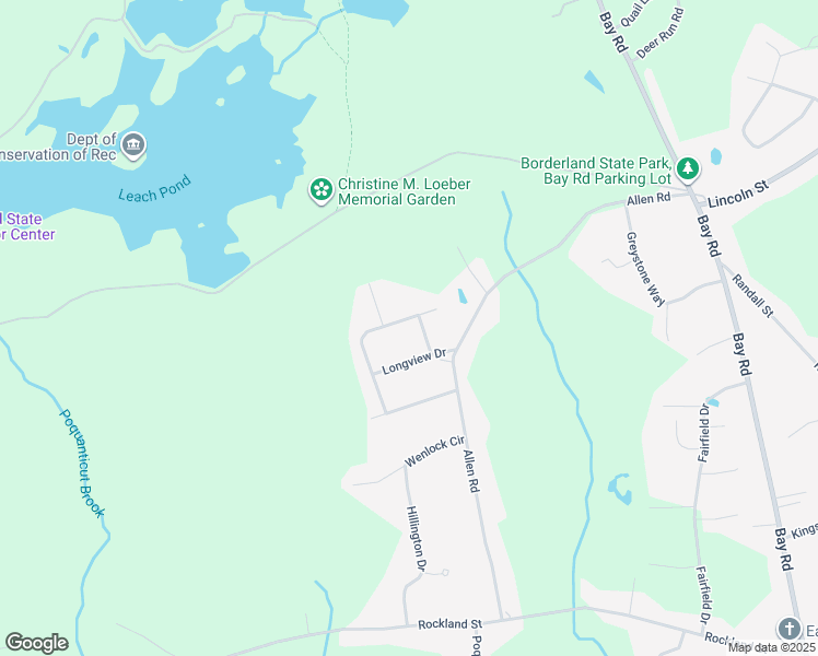 map of restaurants, bars, coffee shops, grocery stores, and more near 29 Squantum Avenue in Easton