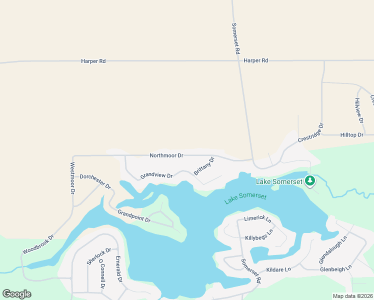 map of restaurants, bars, coffee shops, grocery stores, and more near 14055 Northmoor Drive in Cement City
