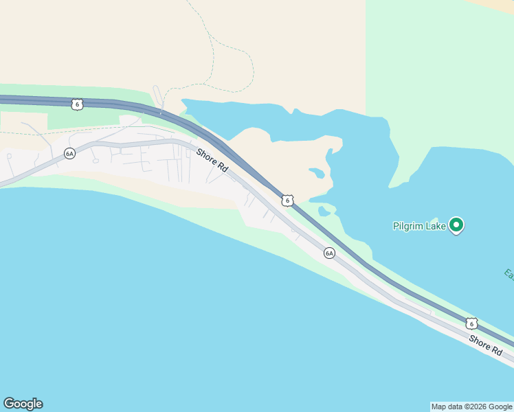 map of restaurants, bars, coffee shops, grocery stores, and more near 643 Shore Road in Provincetown