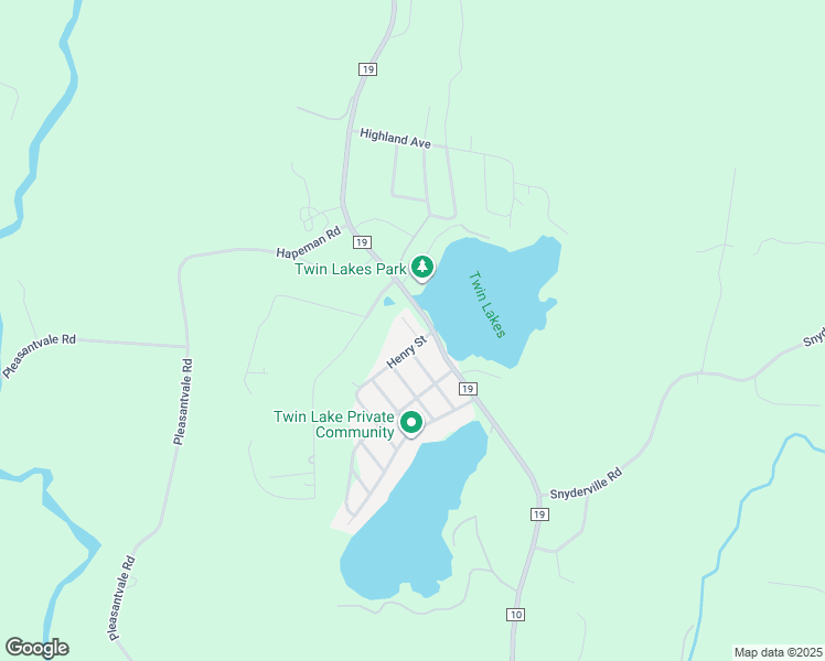 map of restaurants, bars, coffee shops, grocery stores, and more near 9 Betty Road in Elizaville