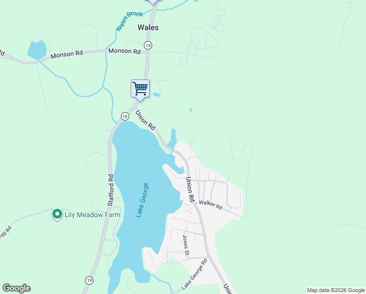 map of restaurants, bars, coffee shops, grocery stores, and more near 33 Union Road in Wales