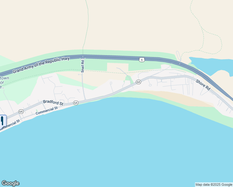 map of restaurants, bars, coffee shops, grocery stores, and more near 749 Commercial Street in Provincetown