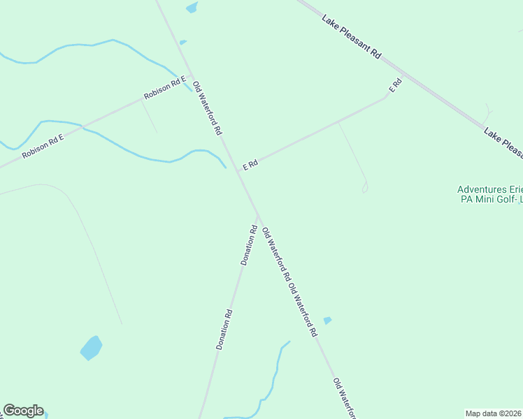map of restaurants, bars, coffee shops, grocery stores, and more near 8881 Old Waterford Road in Erie