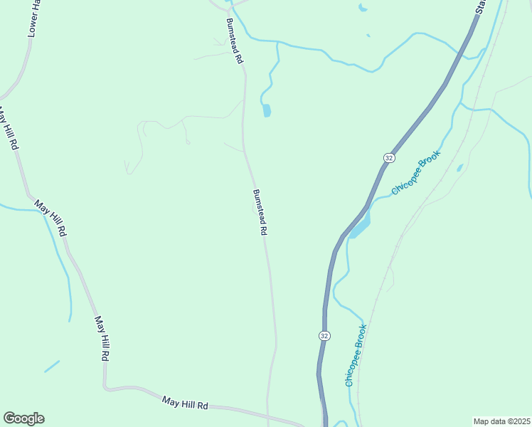 map of restaurants, bars, coffee shops, grocery stores, and more near 184 Bumstead Road in Monson