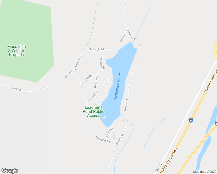 map of restaurants, bars, coffee shops, grocery stores, and more near 36 Goodrich Road in Sturbridge