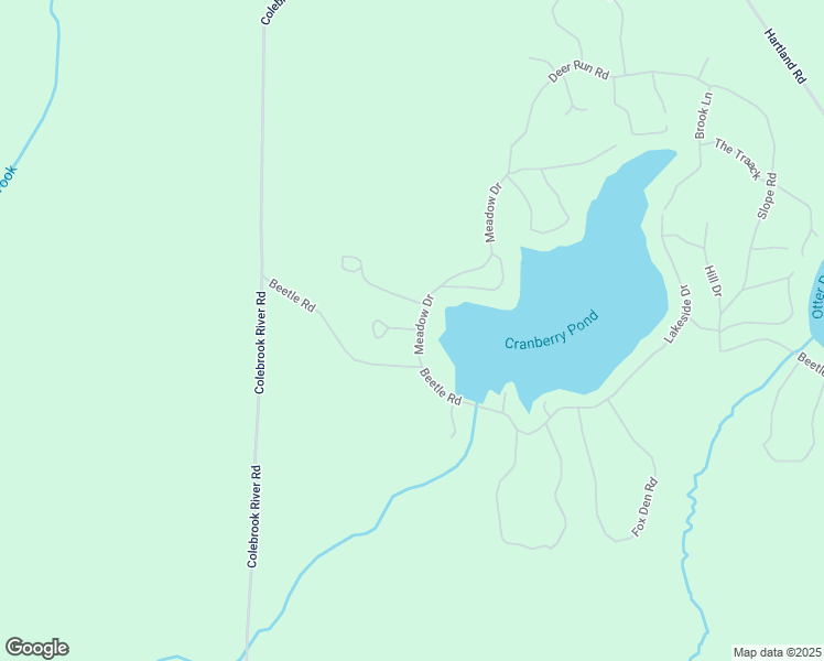 map of restaurants, bars, coffee shops, grocery stores, and more near Meadow Dr in Tolland