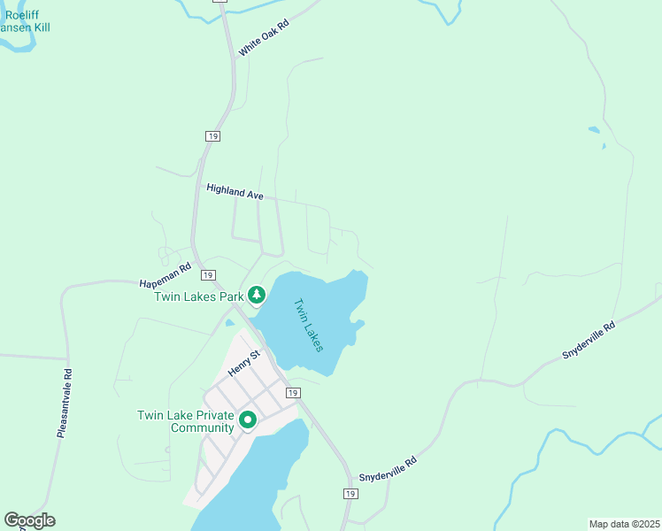 map of restaurants, bars, coffee shops, grocery stores, and more near 20-26 Fairview Ave in Elizaville