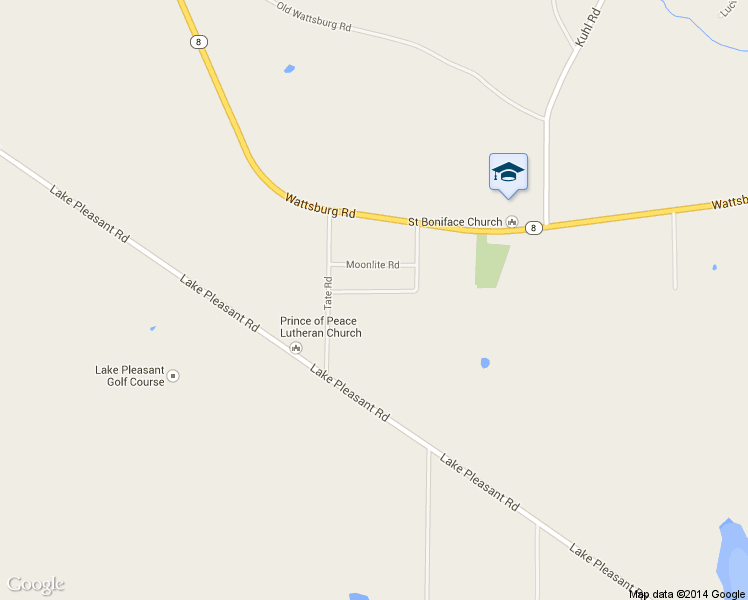 map of restaurants, bars, coffee shops, grocery stores, and more near 9333 Tate Road in Erie