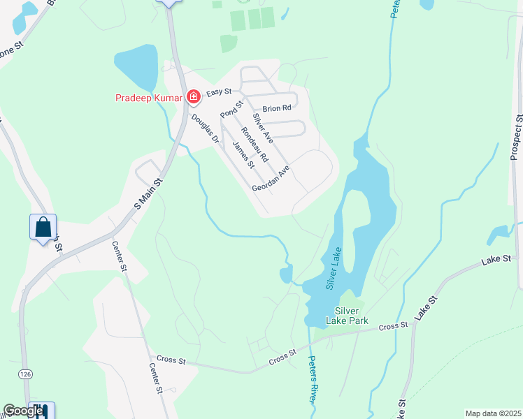 map of restaurants, bars, coffee shops, grocery stores, and more near 79 Douglas Drive in Bellingham