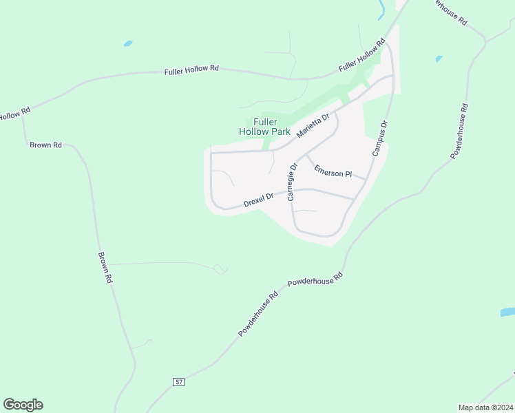 map of restaurants, bars, coffee shops, grocery stores, and more near 4100 Drexel Drive in Vestal