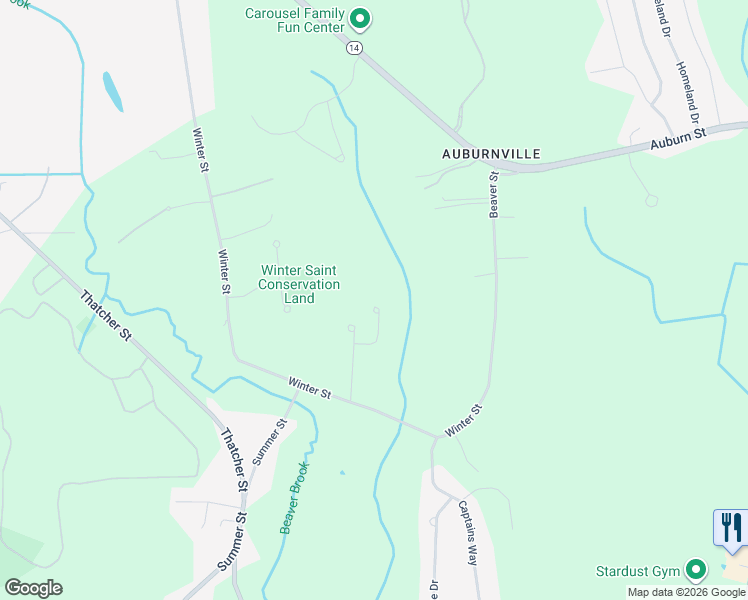 map of restaurants, bars, coffee shops, grocery stores, and more near 6 Johnson Farm Lane in East Bridgewater
