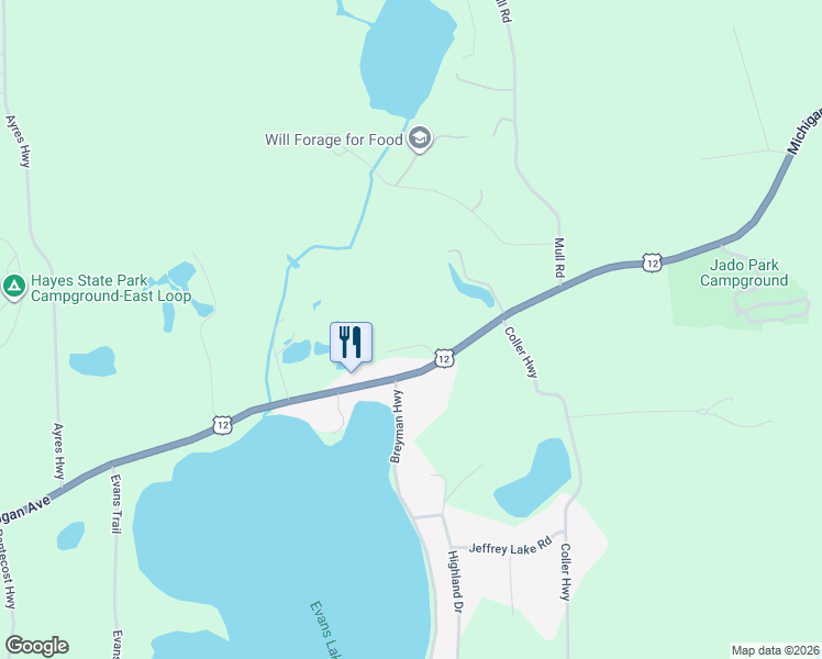 map of restaurants, bars, coffee shops, grocery stores, and more near 6346 McIntire Court in Tipton
