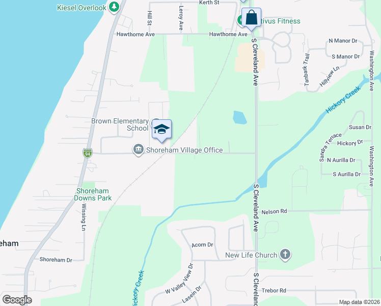 map of restaurants, bars, coffee shops, grocery stores, and more near 1937 Brown School Road in St. Joseph