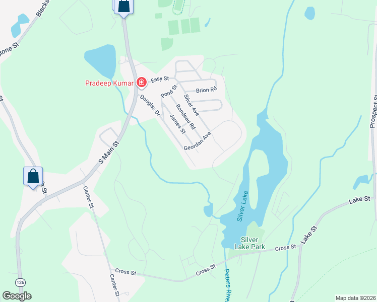 map of restaurants, bars, coffee shops, grocery stores, and more near 79 Douglas Drive in Bellingham