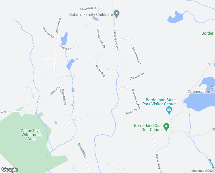 map of restaurants, bars, coffee shops, grocery stores, and more near 18 Knob Hill Street in Sharon