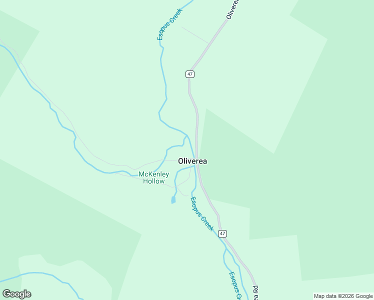 map of restaurants, bars, coffee shops, grocery stores, and more near 620 Oliverea Road in Big Indian