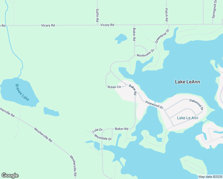 map of restaurants, bars, coffee shops, grocery stores, and more near 11490 Rutan Circle in Jerome