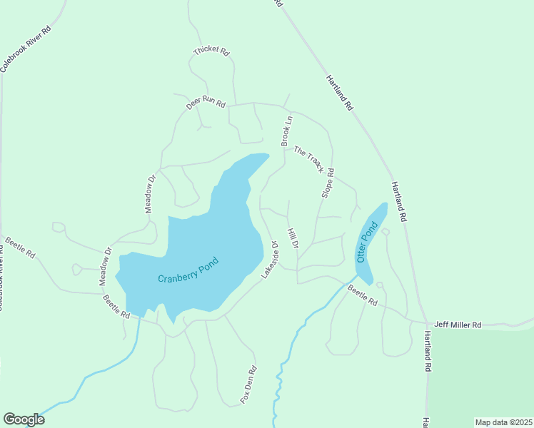 map of restaurants, bars, coffee shops, grocery stores, and more near 27 Ridge Road in Tolland