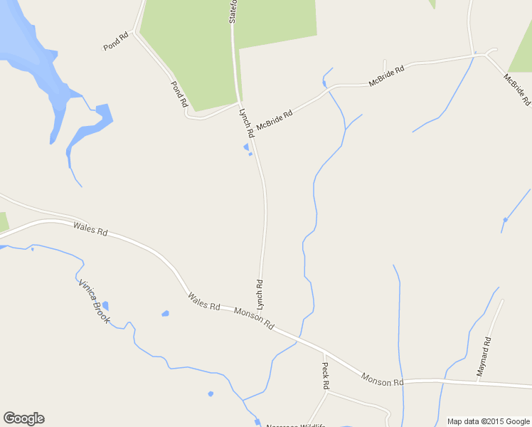 map of restaurants, bars, coffee shops, grocery stores, and more near 47 Lynch Road in Monson