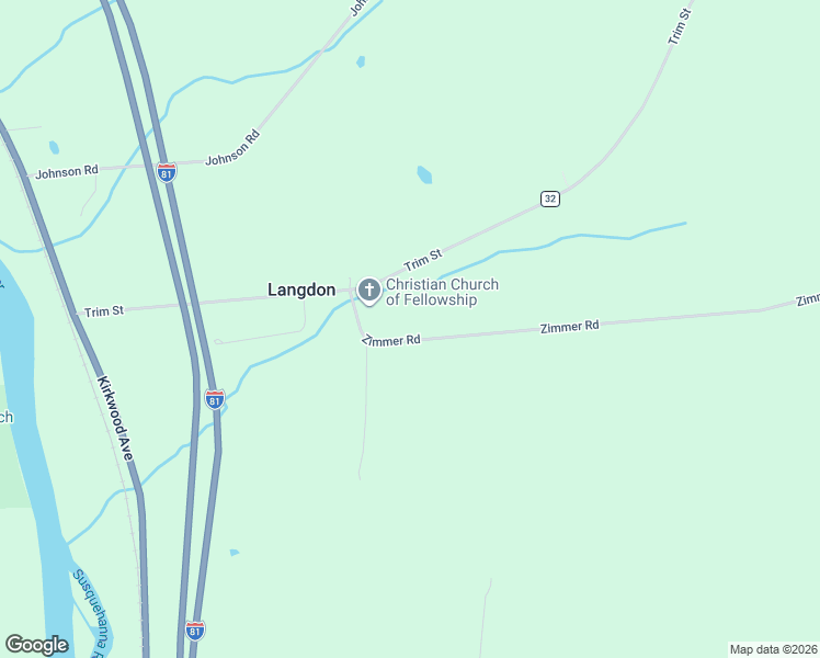 map of restaurants, bars, coffee shops, grocery stores, and more near 39 Zimmer Road in Kirkwood