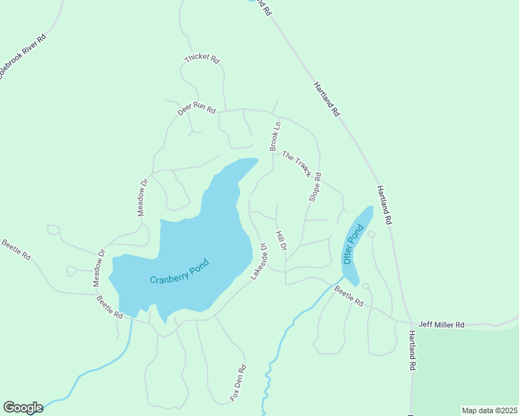 map of restaurants, bars, coffee shops, grocery stores, and more near 27 Ridge Road in Tolland