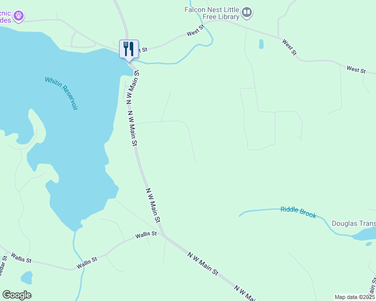 map of restaurants, bars, coffee shops, grocery stores, and more near 37 Douglas Hill Way in Douglas