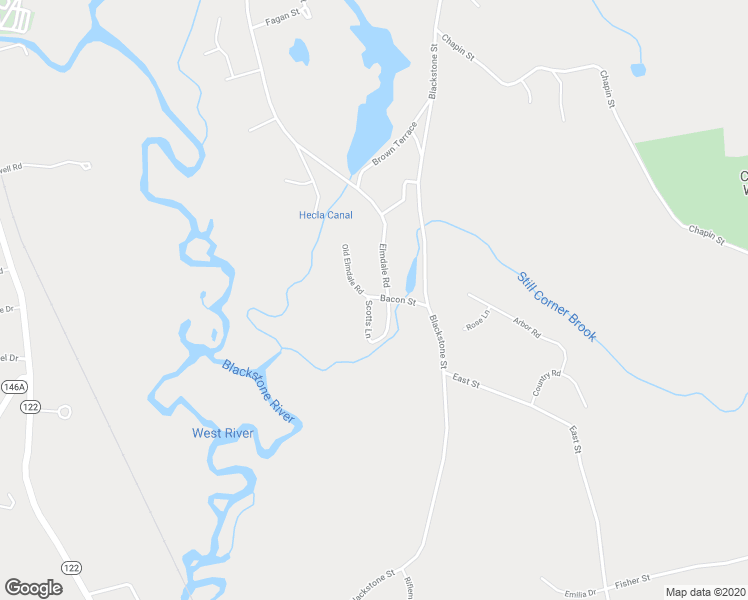 map of restaurants, bars, coffee shops, grocery stores, and more near 4 Scotts Lane in Uxbridge