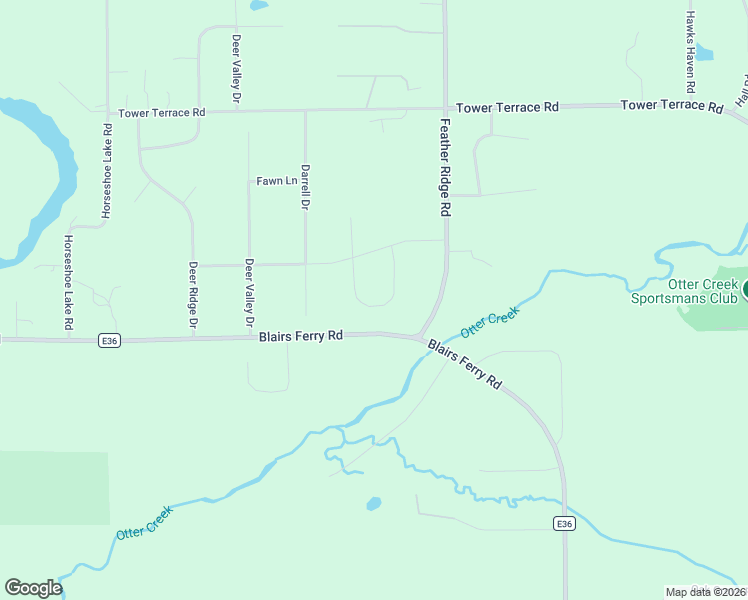 map of restaurants, bars, coffee shops, grocery stores, and more near 8001 County Highway E36 in Cedar Rapids